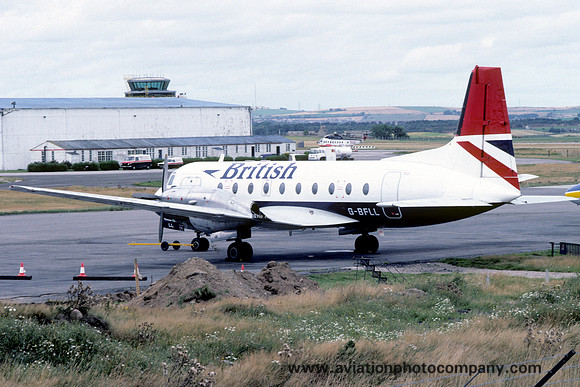 British Airways Hawker Siddeley HS.748 G-BFLL (1982)