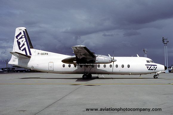 TAT Fokker F-27/Fairchild FH-227 F-GCPX (1984)