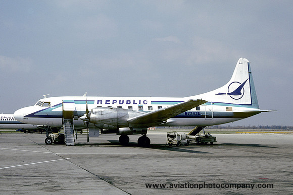Republic Airlines Convair 580 N7743U (1982)