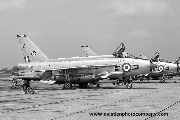 RAF 11 Squadron English Electric Lightning F.6 XS928/D at RAF Leuchars (1968)