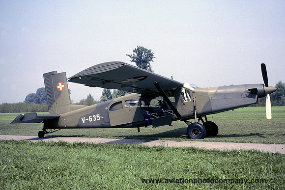 Swiss Air Force Pilatus Turbo Porter V-635 (1985)