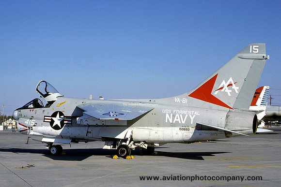 US Navy VA-81 LTV A-7E Corsair 159660/AA-415 (1980)