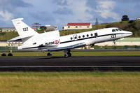 French Navy 24F Dassault Falcon 50MI 132 at Lajes (2023)