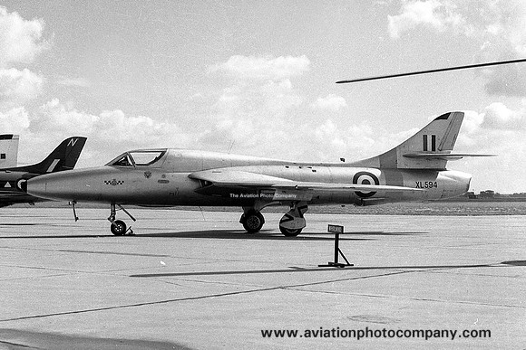 RAF 19 Squadron Hawker Hunter T.7 XL594 (1960)