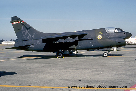 USAF Oklahoma ANG 125 TFS LTV A-7D 70-0978/OK (1983)