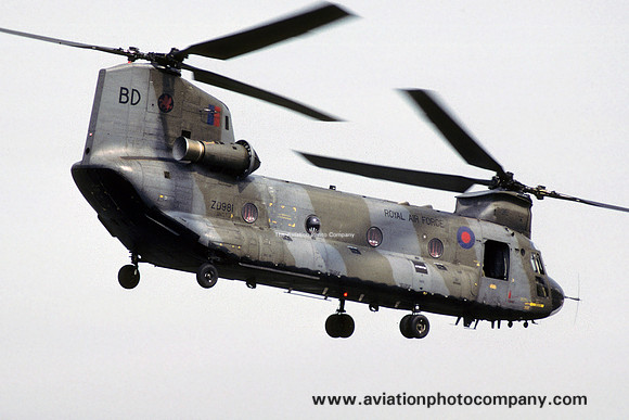 RAF 18 Squadron Vertol Chinook HC.1 ZD981/BD (1988)