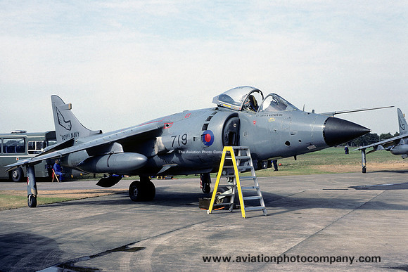 Royal Navy 899 Squadron Hawker Siddeley Sea Harrier FRS.1 XZ460/719 (1988)