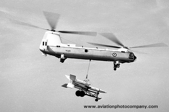 RAF Bristol Belvedere HC.1 XG451 carrying Bloodhound missile (1959)