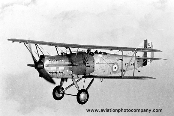 RAF Hawker Hart K2434 with a Napier engine