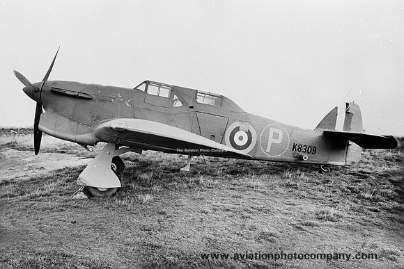 RAF Hawker Hotspur K8309