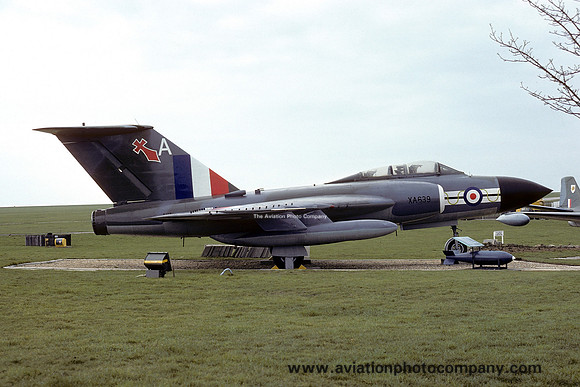 RAF 87 Squadron Gloster Javelin FAW.9 XA639 displayed at RAF Manston (1976)
