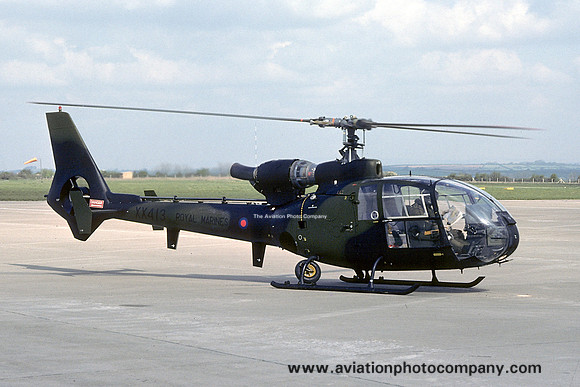 Royal Marines 3 CBAS Westland Gazelle AH.1 XX413 (1976)