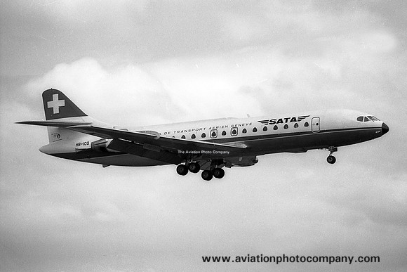 SATA Sud Aviation SE.210 Caravelle 10-R HB-ICQ (1976)