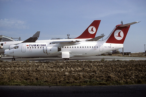 Turkish Airlines BAe 146 TC-THE (1993)