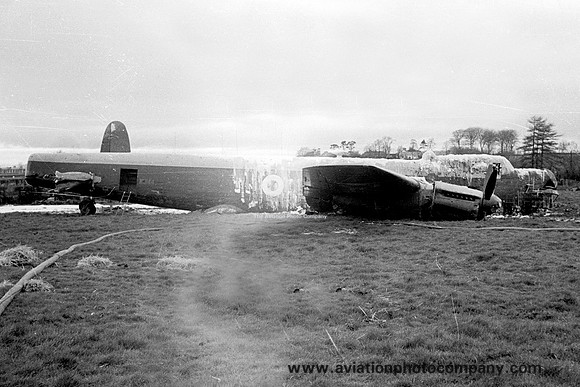 RAF Avro Lincoln B.2 Wd144 crashed (1961)