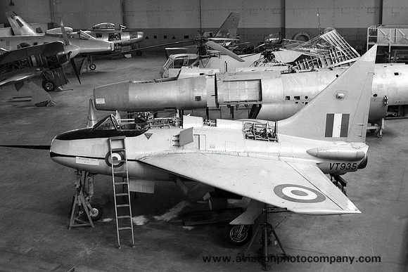 RAF Boulton Paul P.111A VT935 at Cranfield (1961)