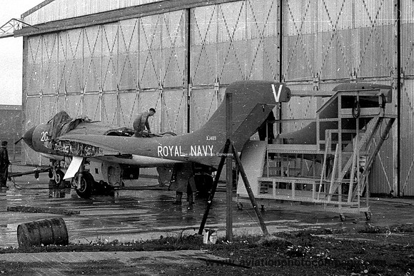 Royal Navy De Havilland Sea Vixen FAW.1 XJ489 at Sydenham (1961)