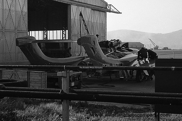 Royal Navy De Havilland Sea Vixen FAW.1 XJ571 at Sydenham (1961)