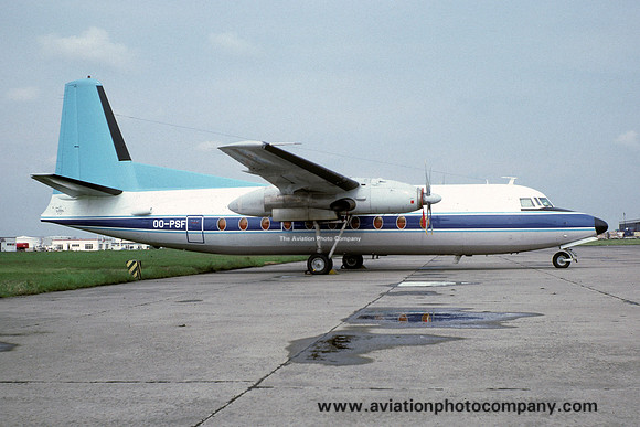 Compagnie European Recherches Fokker F-27-200 OO-PSF (1982)