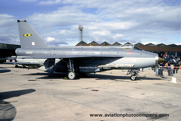 RAF 11 Squadron English Electric Lightning F.6 XS933 (1983)