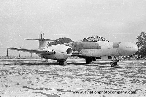 RAF RRE Gloster Meteor NF.11 WD687 at RAF Aldergrove (1962)