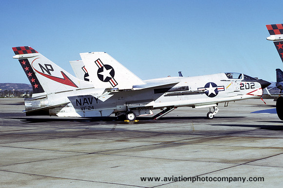 US Navy VF-24 Chance F-8K 150323/NP-202 (1974)