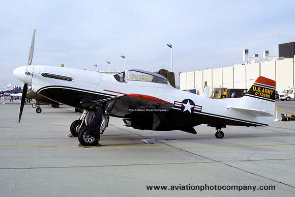 US Army Edwards North American P-51D Mustang 44-72990 (1977)