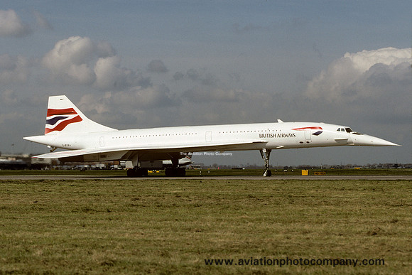 British Airways Concorde G-BOAA at Heathrow (1999)