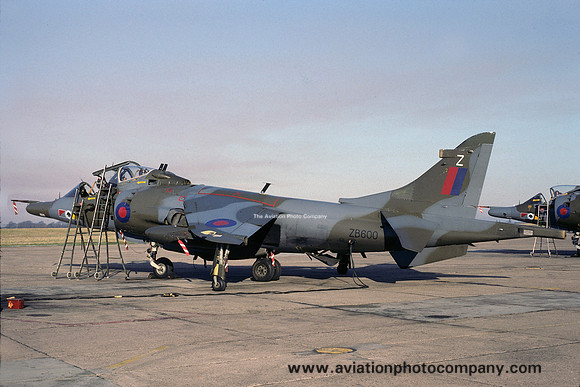 RAF 233 OCU Hawker Siddeley Harrier T.4 ZB600/Z (1988)