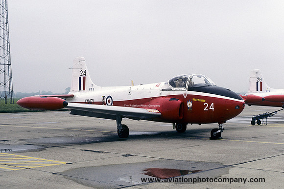 RAF 1 FTS Hunting Jet Provost T.3A XN471/24 (1987)