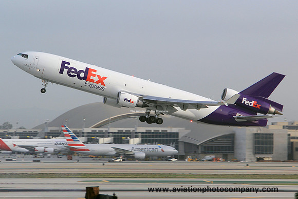 FedEx McDonnell Douglas MD-11F N587FE at Los Angeles IAP (2014)