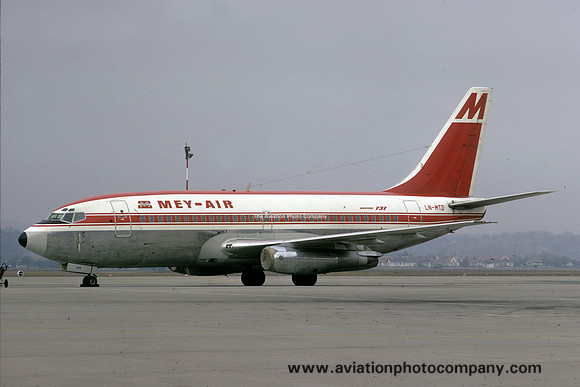 Mey Air Boeing 737-200 LN-MTD (1972)