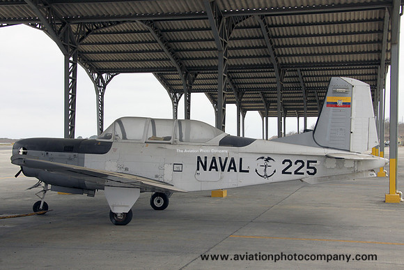 Ecuadorian Navy Beech T-34C 225 stored at Manta (2014)