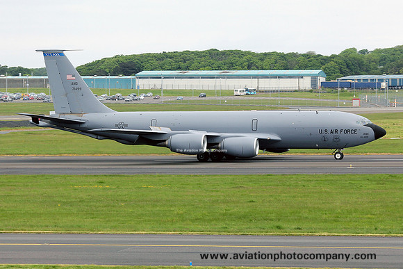 USAF Utah ANG 191 ARS Boeing KC-135R 57-1499 at Prestwick (2012)