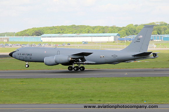 USAF 92/141 ARW Boeing KC-135R 62-3519 at Prestwick (2012)