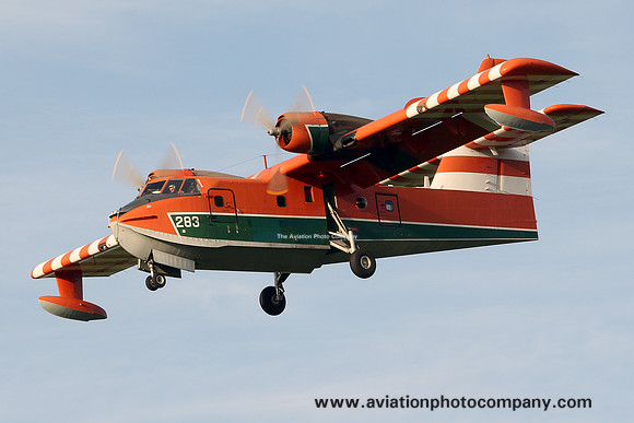 Buffalo Airways Canadair CL-215 C-FAYU at Prestwick (2012)
