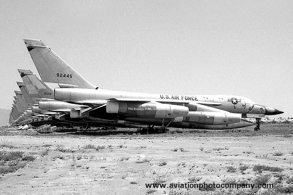 USAF Convair B-58A Hustler 59-2445 at MASDC Davis Monthan (1972)
