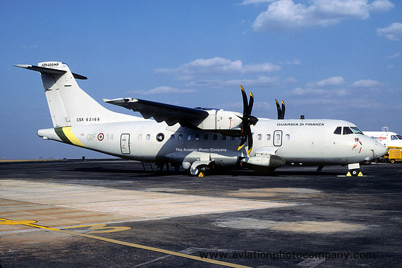 Italian Guardia di Finanza ATR 42-420MP CSX62166/CGF-14 at Aero India (2003)