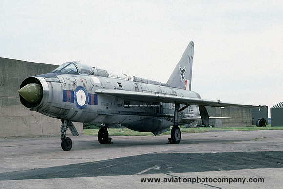 RAF Ex 23 Squadron English Electric Lightning F.1A XM169 at RAF Leuchars (1987)