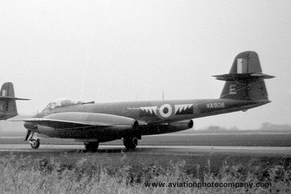 RAF 610 Squadron Gloster Meteor F.8 VZ482 (1956)