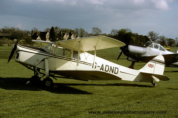 British Civil De Havilland DH87B Hornet Moth G-ADND (1981)