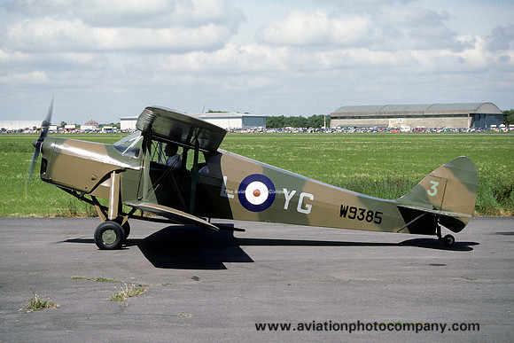 British Civil De Havilland DH87B Hornet Moth G-ADND - RAF marks W9385 (1994)
