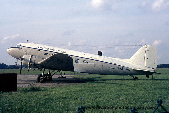 Fairey Air Services Douglas DC-3 Dakota G-ALWC