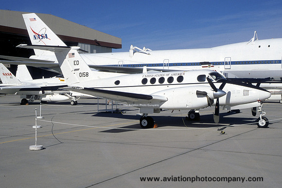 USAF 412 TW Beech C-12C 76-0158 at Edwards AFB (2000)