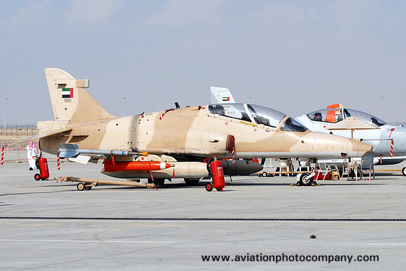 UAE Air Force BAE Hawk 102 1051 at the Dubai Airshow (2013)