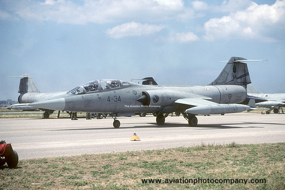Italian Air Force 4 Stormo Lockheed TF-104G Starfighter MM54251/4-34 (2004)