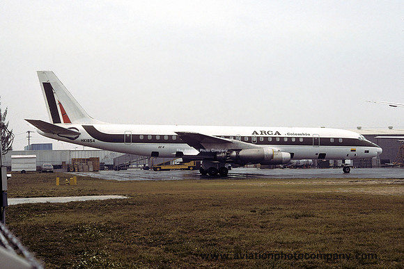 ARCA Colombia Douglas DC-8-43 HK1854 (1978)
