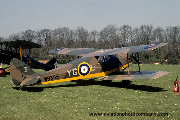 British Civil De Havilland DH87 Hornet Moth G-ADND/W9385 (2003)