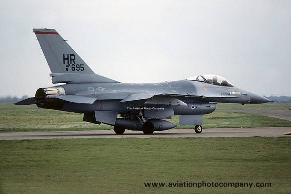 USAF 50 TFW 496 TFS General Dynamics F-16A 81-0965/HR (1983)
