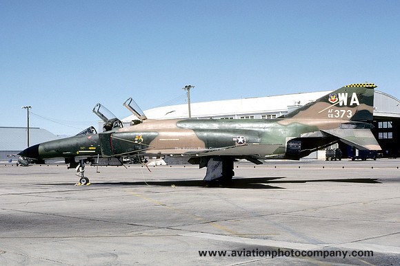 USAF 57 TTW 422 FWS McDonnell F-4E Phantom 68-0373/WA at Nellis AFB (1980)